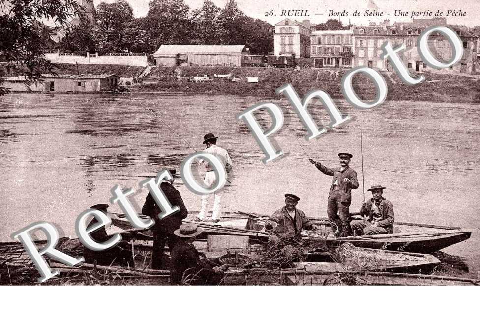 Bords de la Seine - Une partie de peche (sport)