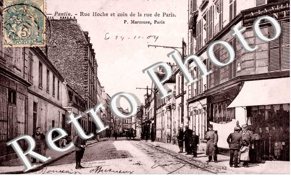 RUE HOCHE ET COIN DE LA RUE DE PARIS
