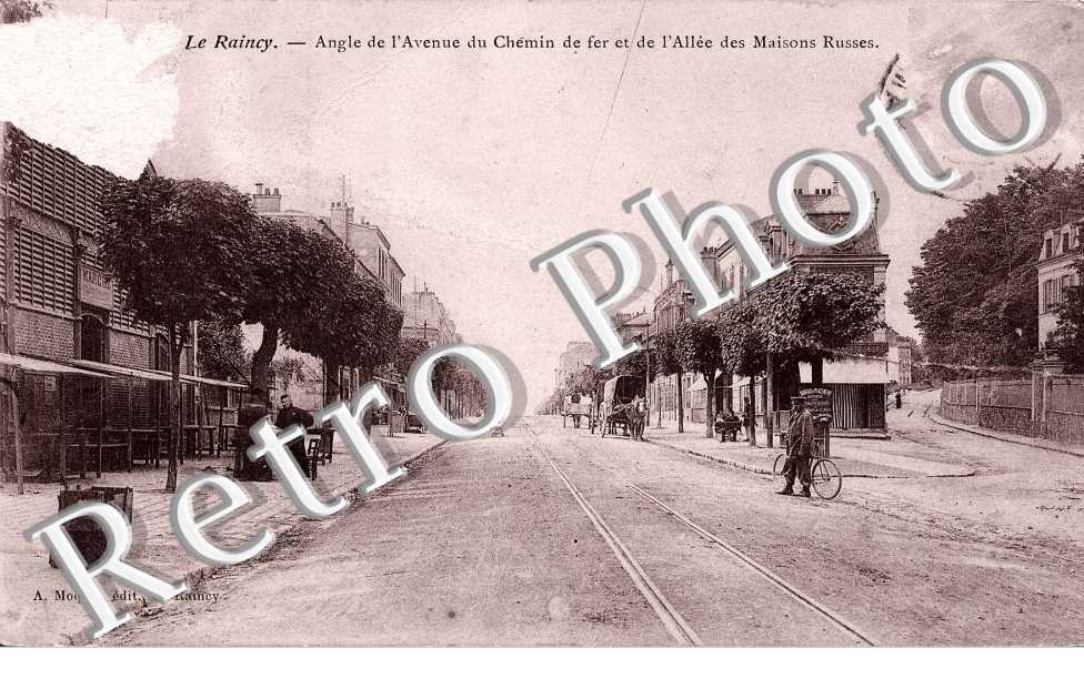 Avenue du Chemin de Fer et allee des Maisons Russes