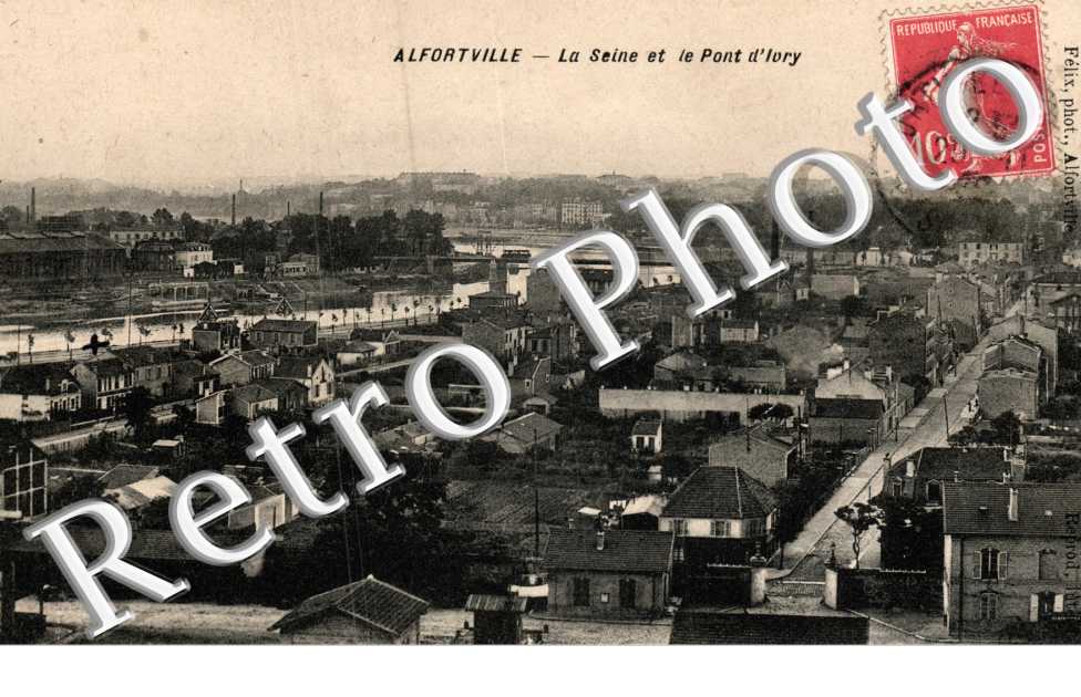 La Seine et le Pont d'Ivry