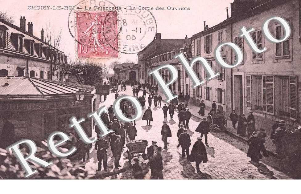 La faiencerie - La sortie des ouvriers
