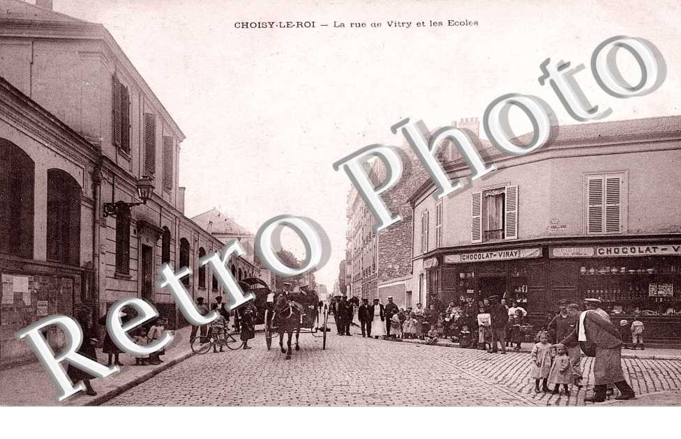 la rue de Vitry et les ecoles