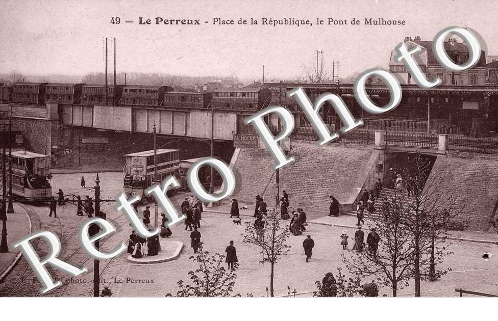 place de la République, le pont de Mulhouse