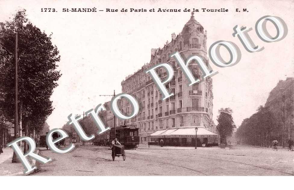 rue de Paris et avenue de la Tourelle