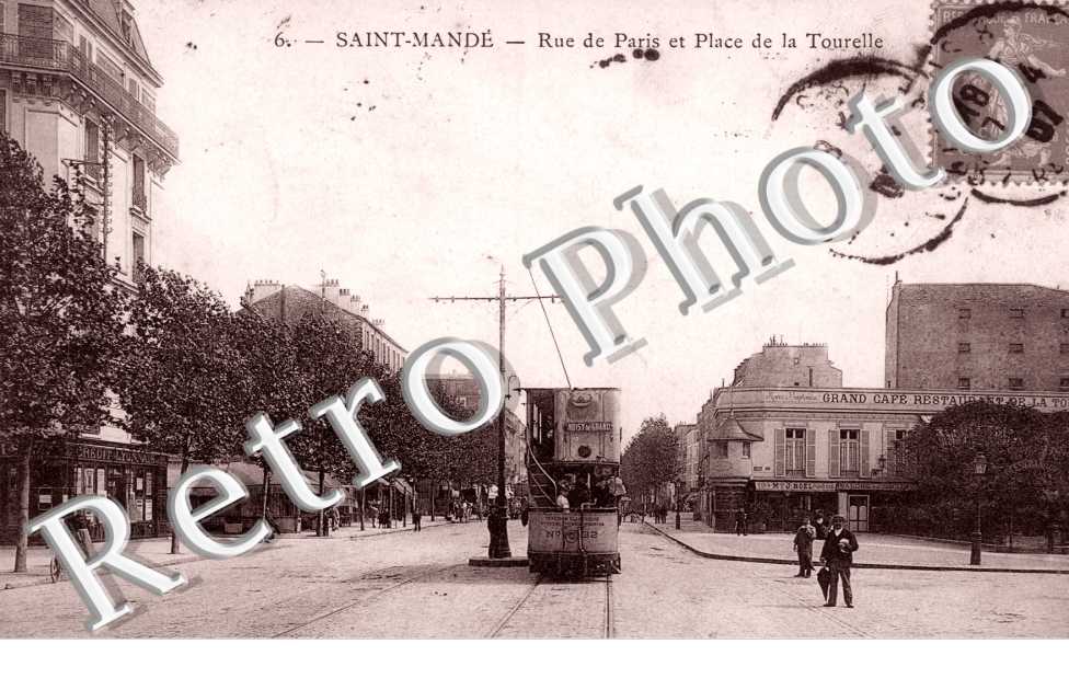 La Rue de Paris et Place de la Tourelle