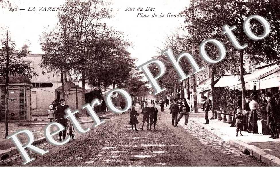 La Varenne. Rue du Bac. Place de la Gendarmerie.