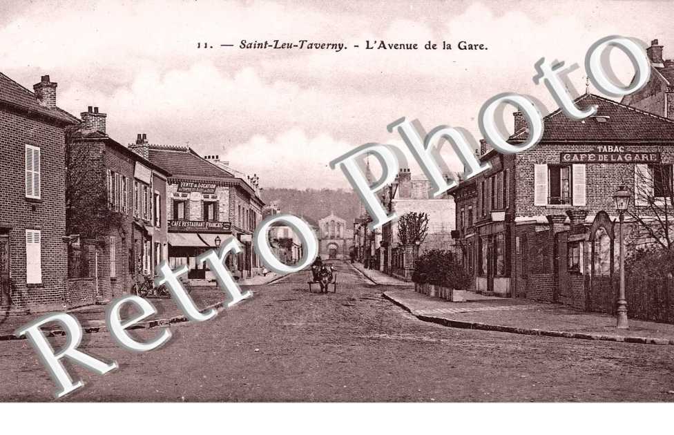 Saint Leu Taverny    l'avenue de la gare