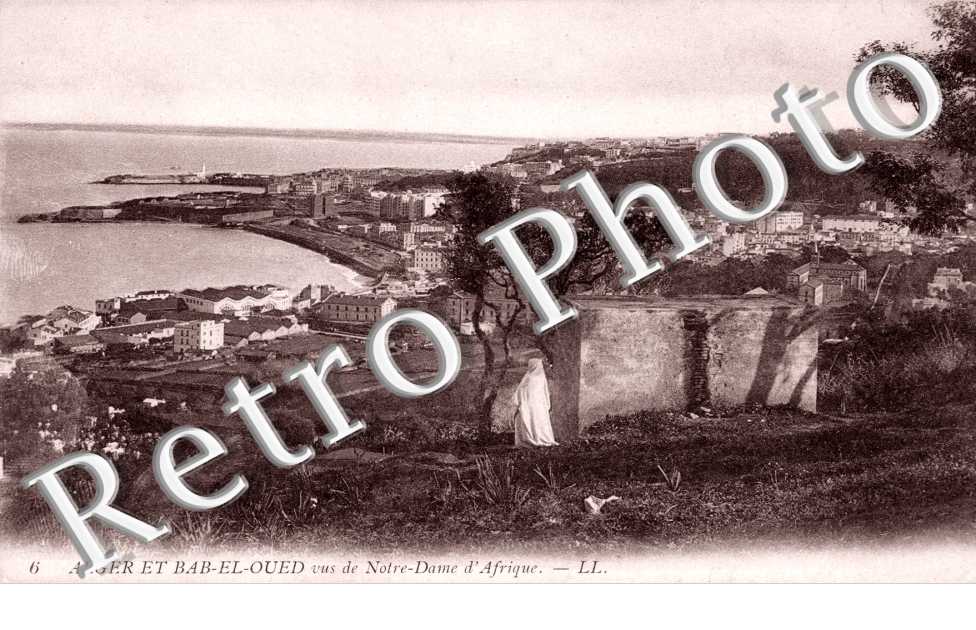 Alger et Bab-el-oued vus de Notre-Dame d'Afrique