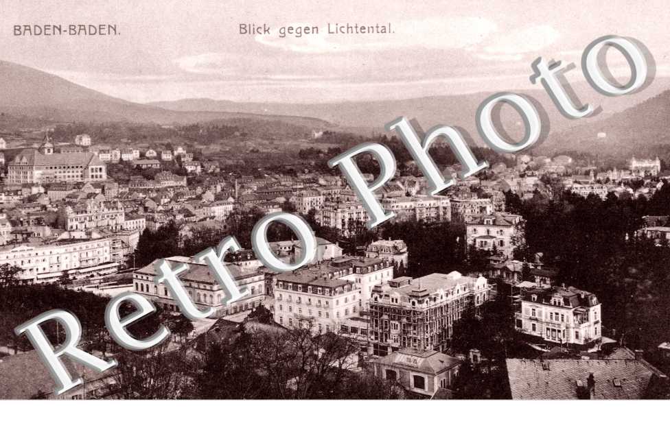 Blick gegen Lichtental