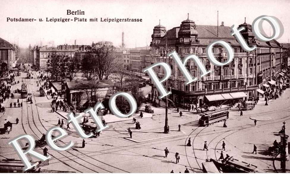 Postdamer und Leipziger Platz mit Leipzipgerstrasse