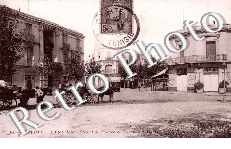 l'Etat-Major, l'Hotel de FRance et l'Avenue d'Algerie