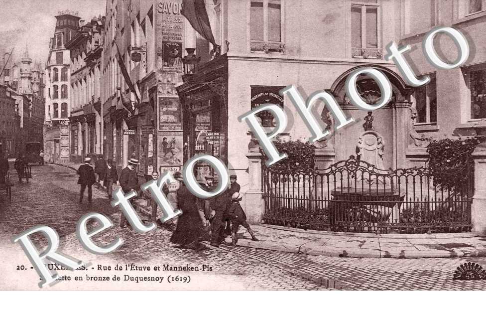 Rue de l'Etuve et Manneken-Pis