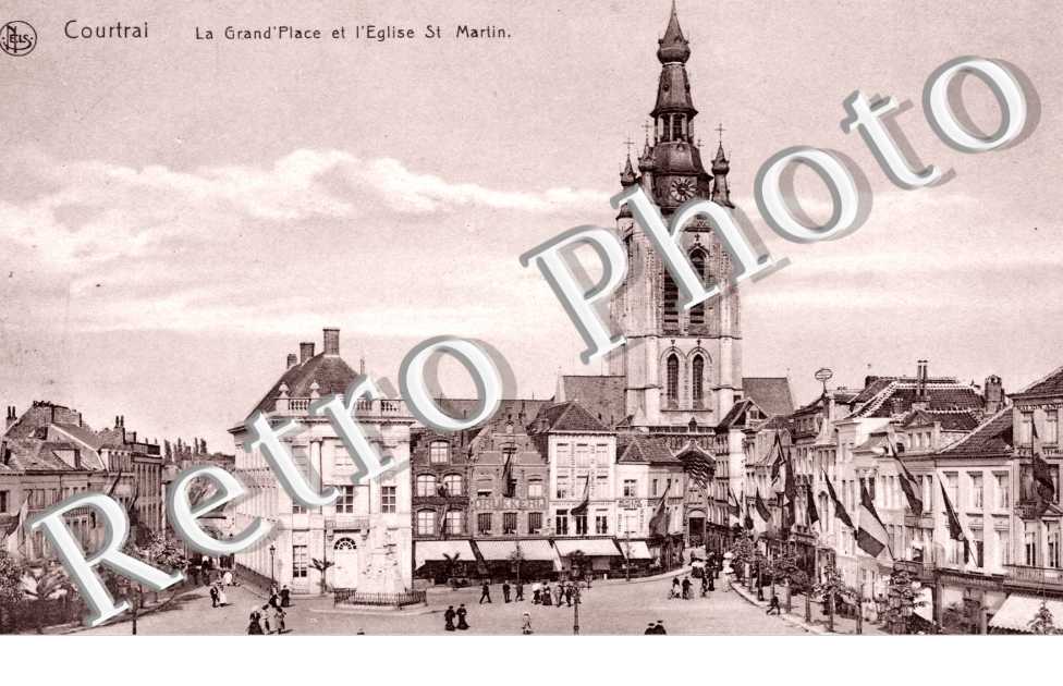 la Grand'Place et l'Eglise Saint-Martin