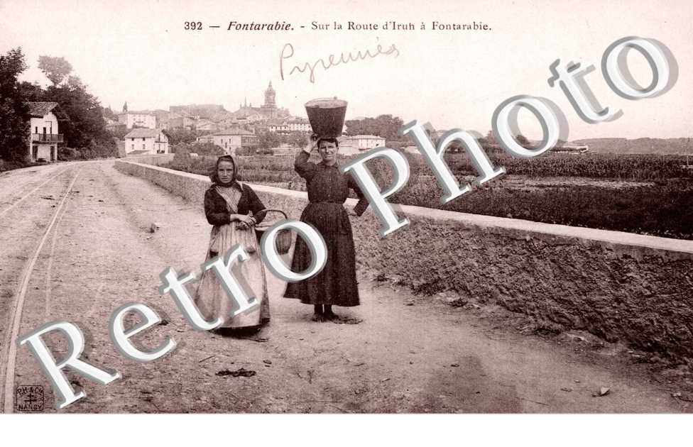 Sur la route d'iruth a Fontarabie
