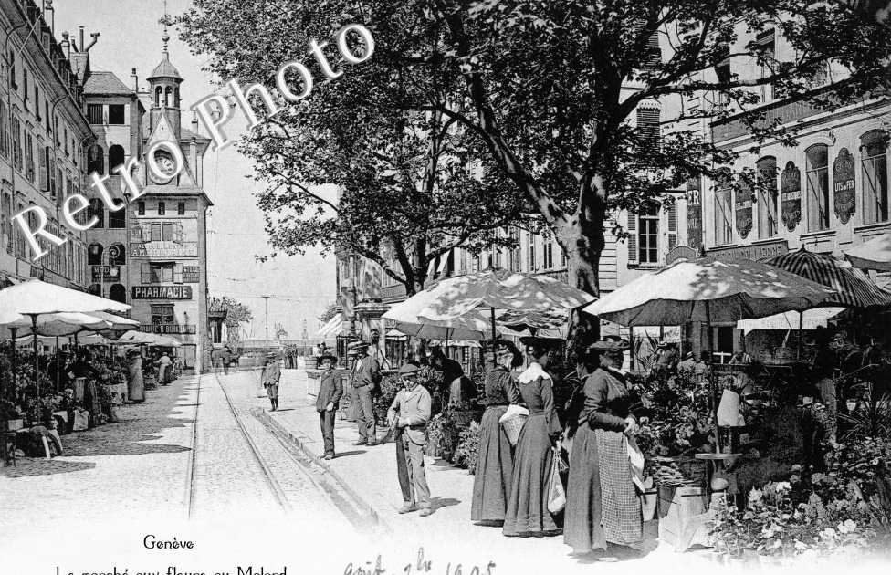 La Marché aux Fleurs au Molard