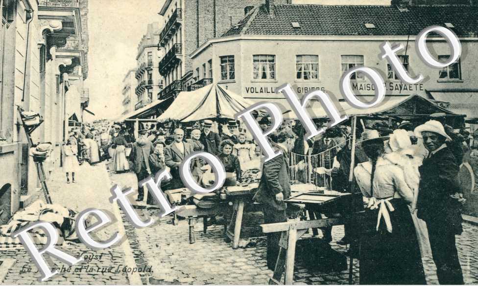 le marche et la rue Leopold