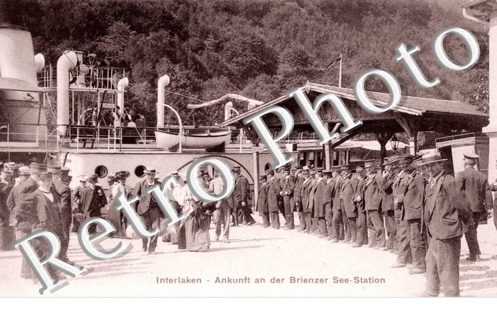 Ankunft an der Briezer See Station. Arrivee a la gare de Briezer See