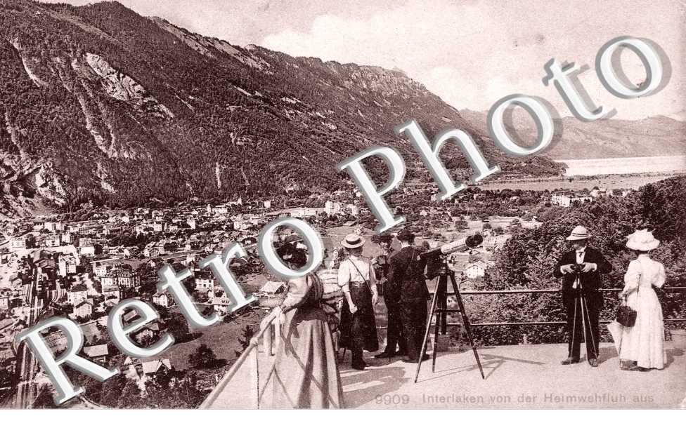 Interlaken von der  Heimwehfluh aus