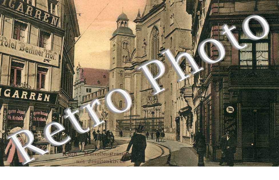 Marzeltenstrasse mit Jesuitenkirche