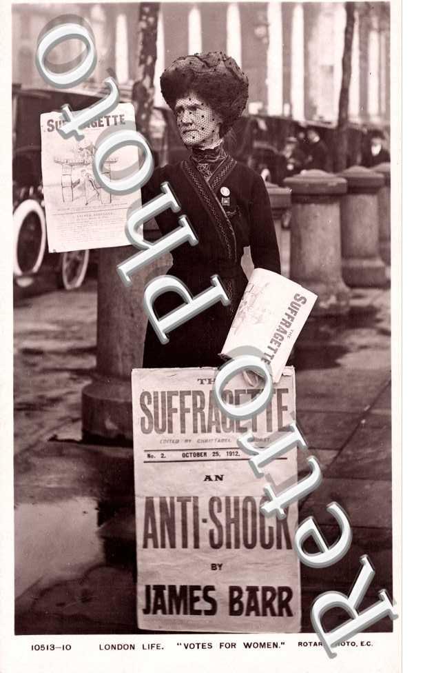 "Votes for Women", the Suffragette