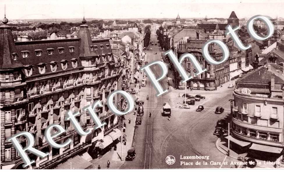 Place de la gare et avenue de la Liberté
