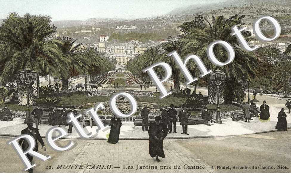 Les jardins pris du Casino