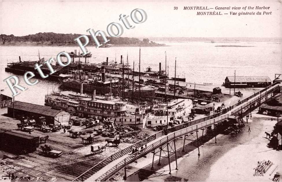 Vue génerale du port