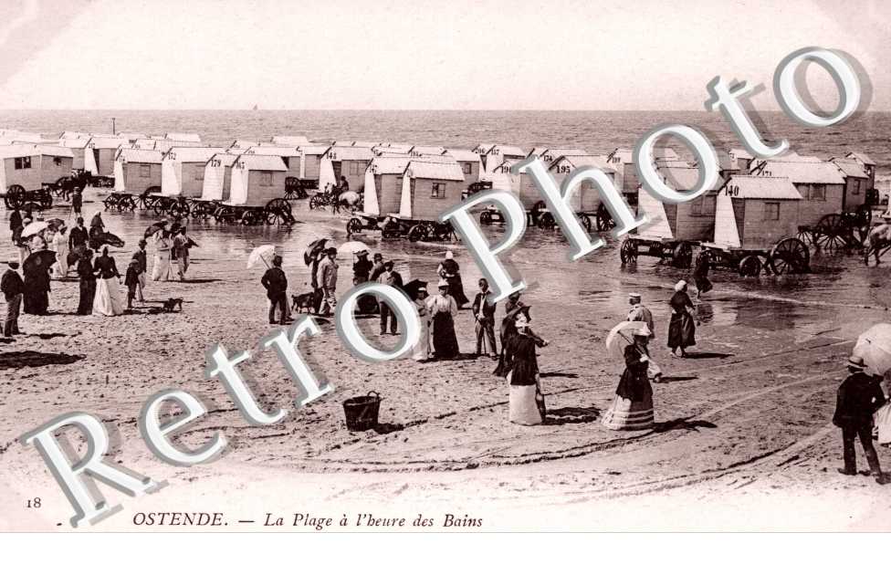 la Plage a l'heure des Bains