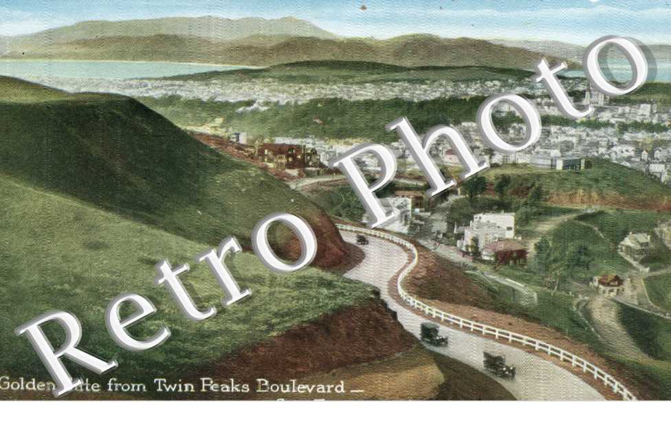 Golden gate friom Twin Peaks Boulevard