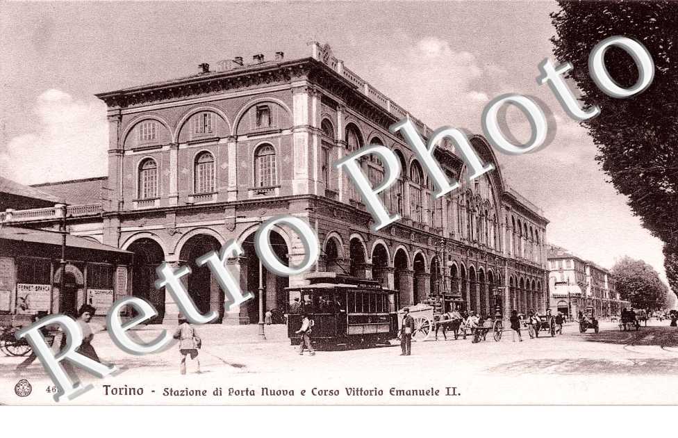 Stazione di porta Muova e corso Vittorio Emanuele II