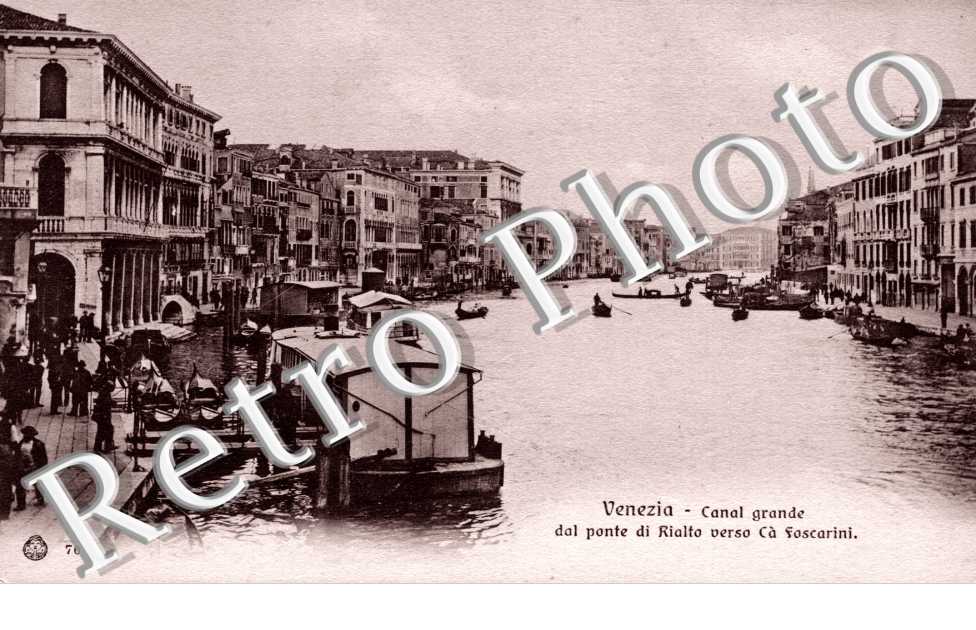 Canal Grande dal Ponte di Rialto verso C'a Foscarini