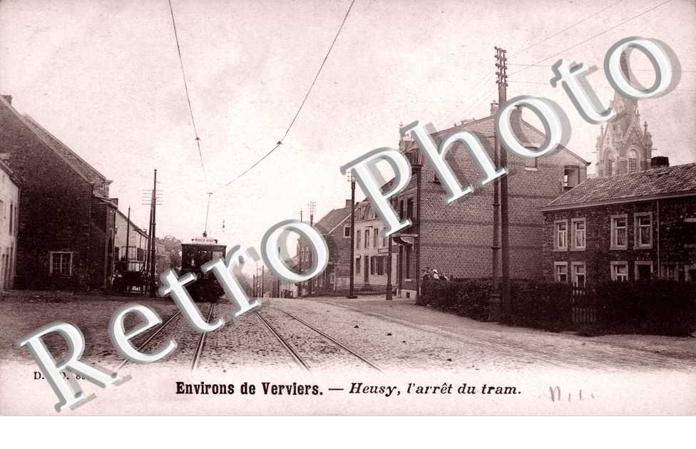 Heusy, l'arret du tram