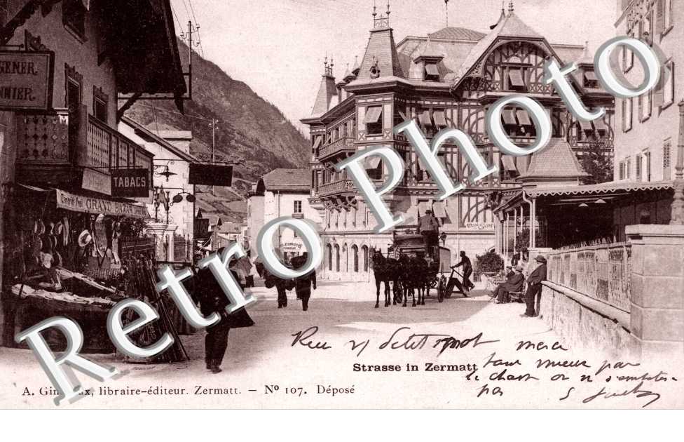 Strasse in Zermatt