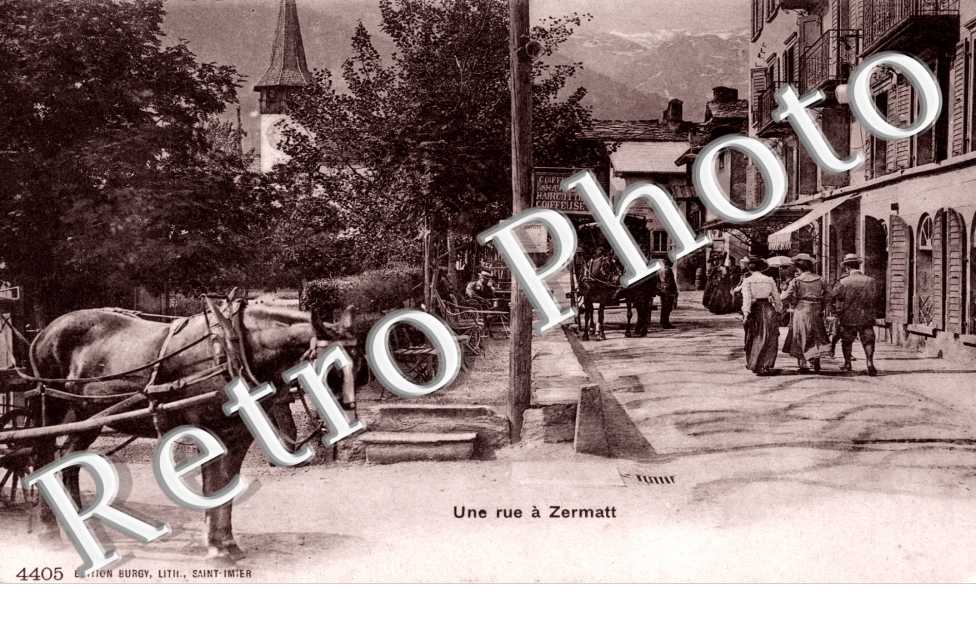 Une rue a Zermatt