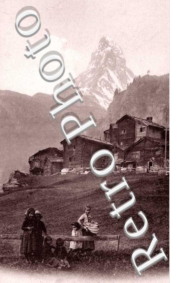 Partie aus dem alten Zermatt