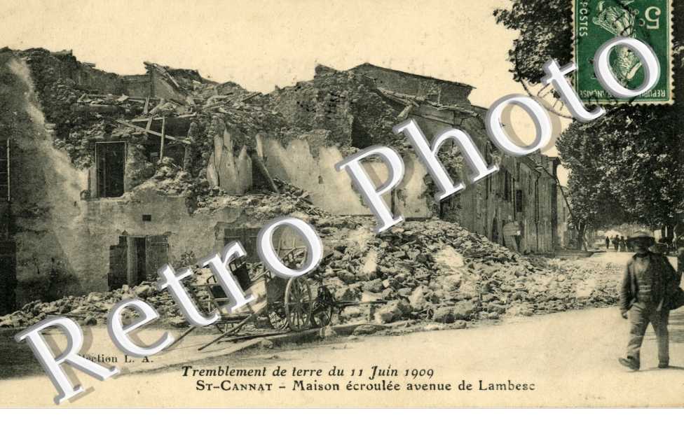 Maison ecroulee avenue de Lambesc