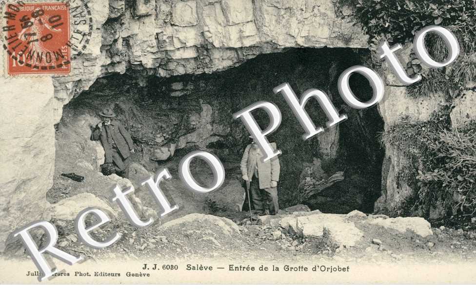 Saleve - Entree de la Grotte d'Orjobet
