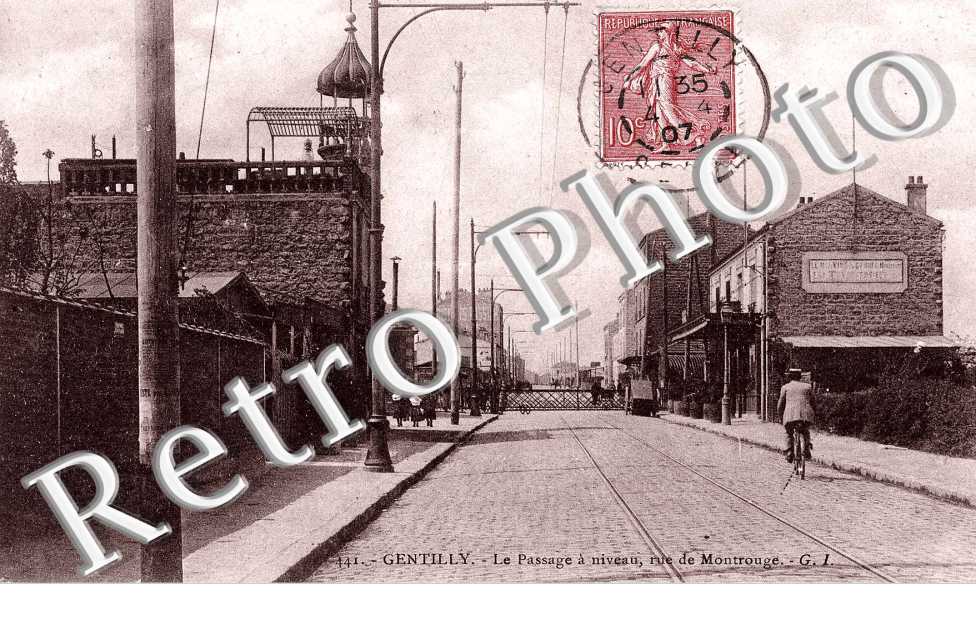 Le Passage a Niveau rue de Montrouge