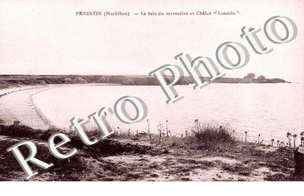 La baie du Marescles et chalet " Loscolo "