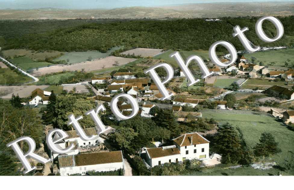 Hameau de Fretignier Vue aerienne
