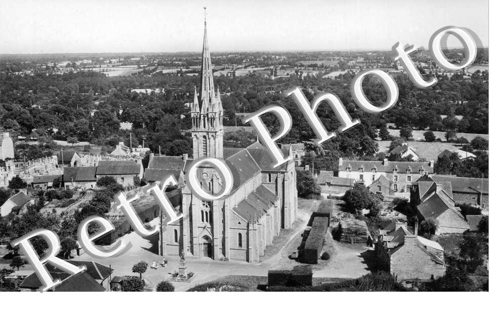 l'eglise Vue d'avion