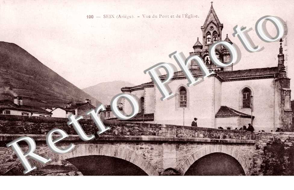 Vue du Pont et de l'Eglise
