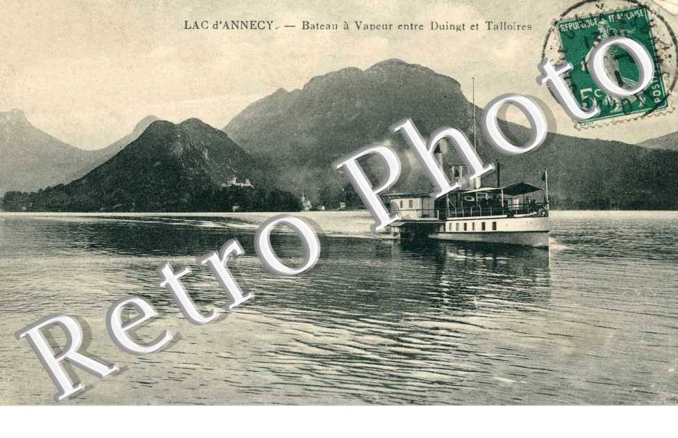 Bateau a Vapeur entre Duingt et Talloires