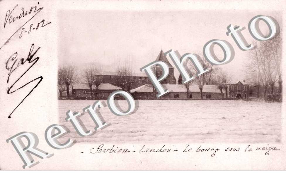 Le Bourg sous la Neige