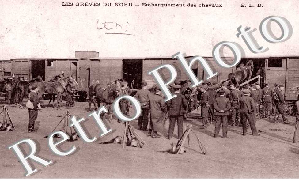 les gres Embarquement des chevaux