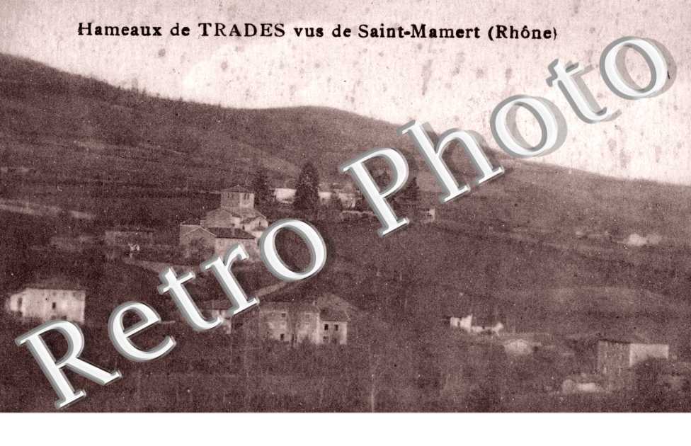 Hameaux de Trades vus de Saint-Mamers