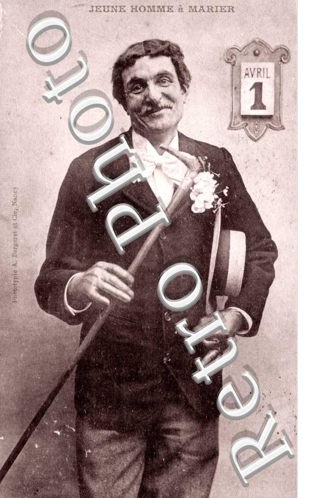 Jeune homme a marier  - 1er avril