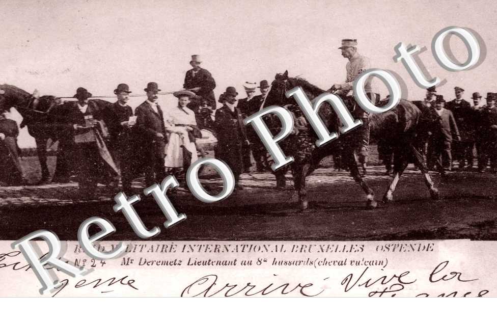 Raid militaire international Mr. Deremetz Lieutenant au 8eme hussards
