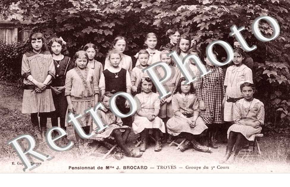 Pensionnat de Melle Brocard - Groupe du 3e Cours