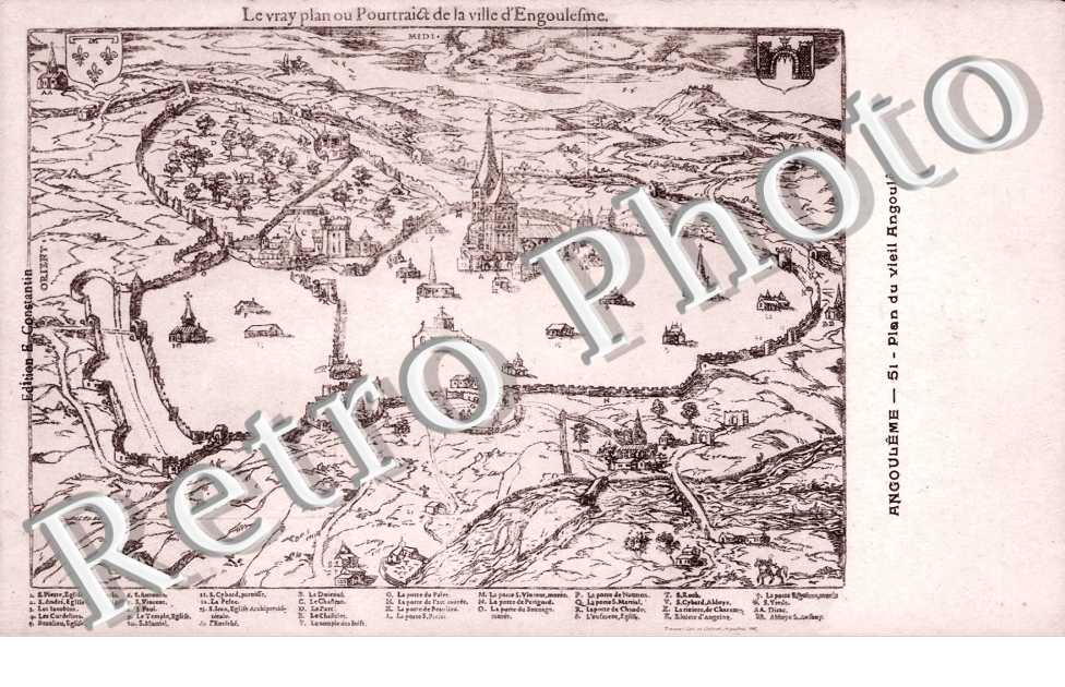 plan du viel Angouleme